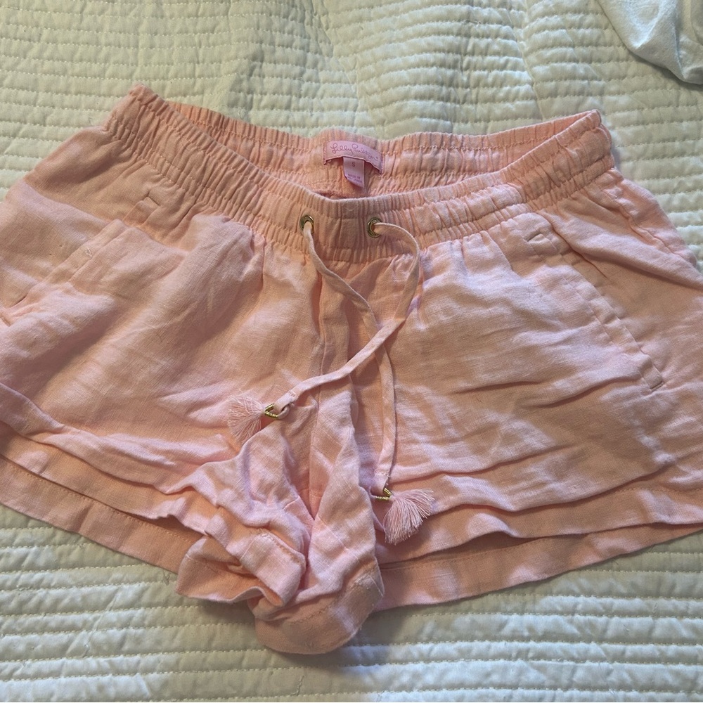 Lilly Pulitzer Pink High Waist Shorts